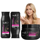 Kit Vult Choque de Reconstrução Shampoo+ Condicionador+ Máscara