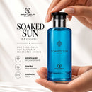Grandeur Elite Soaked Sun Exclusif EDP 100ml Unissex Perfume Cítrico Fresco