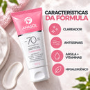 Protetor Solar Facial Anasol Clareador FPS 70 Toque Seco 60g
