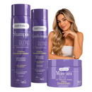 Kit Matizador Blond Soft Hair Shampoo Condicionador Máscara