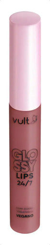 Batom Vult Glossy Lips 24/7 Rosado 5,2ml Acabamento Gloss