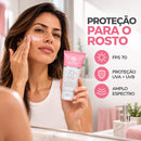Protetor Solar Facial Anasol Clareador FPS 70 Toque Seco 60g