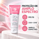 Protetor Solar Facial Anasol Clareador FPS 70 Toque Seco 60g