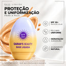 Base Líquida Com Protetor Solar FPS 30 Sarah's Beauty