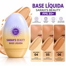 Base Líquida Com Protetor Solar FPS 30 Sarah's Beauty