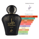 Perfume Khadlaj Zayaan Gold EDP 100ml Masculino Árabe Importado