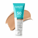 Protetor Solar Facial FPS 50 Com Cor Bege Médio Sunless 60g