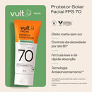 Protetor Solar Facial FPS 70 Vult 40ml