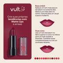 Batom Matte Lips Vult Make Marrom Choco 3,8g